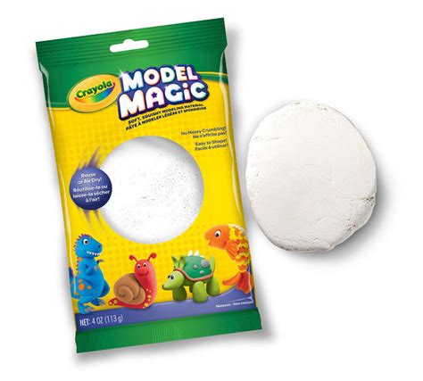 White model magic clay